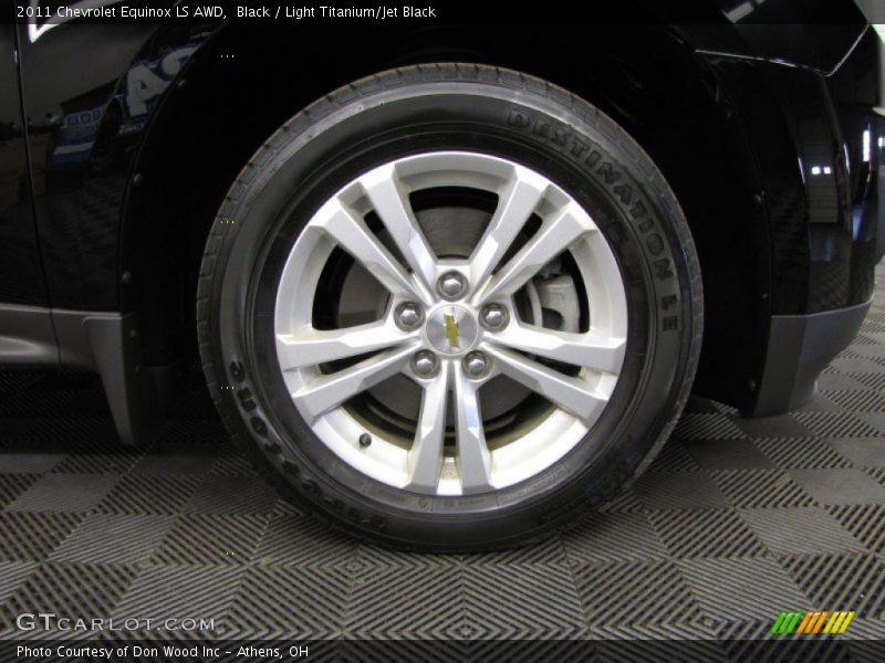 Black / Light Titanium/Jet Black 2011 Chevrolet Equinox LS AWD