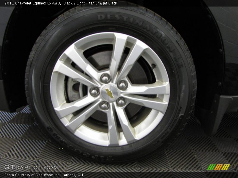 Black / Light Titanium/Jet Black 2011 Chevrolet Equinox LS AWD