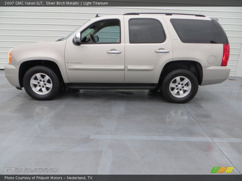 Silver Birch Metallic / Light Titanium 2007 GMC Yukon SLT