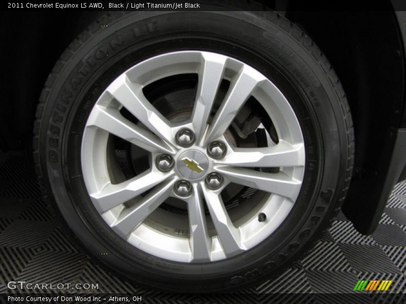 Black / Light Titanium/Jet Black 2011 Chevrolet Equinox LS AWD