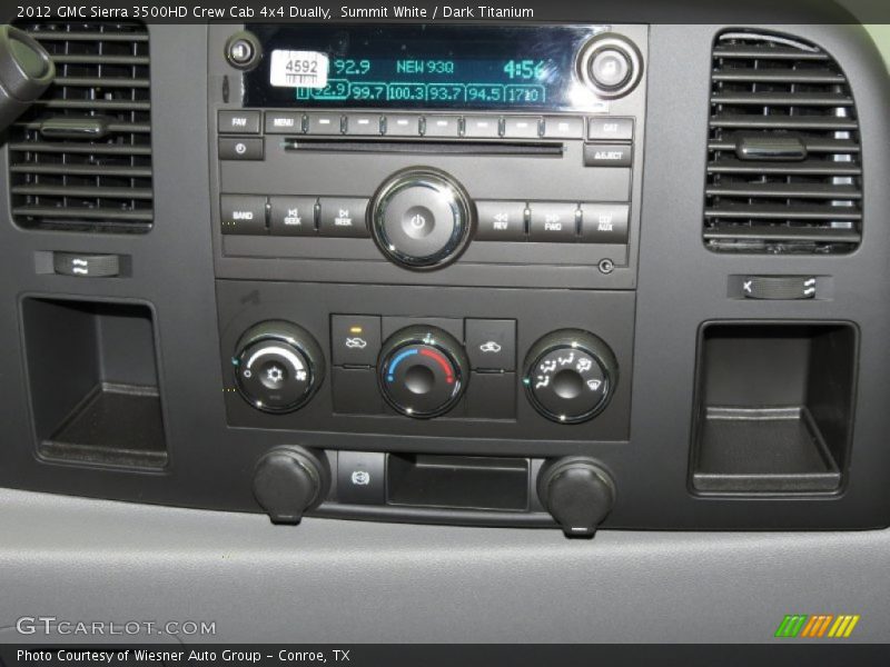 Summit White / Dark Titanium 2012 GMC Sierra 3500HD Crew Cab 4x4 Dually