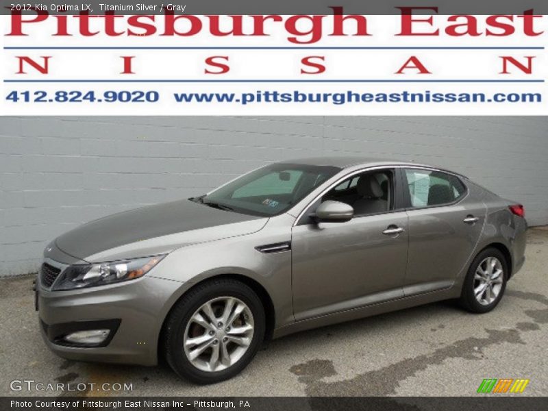 Titanium Silver / Gray 2012 Kia Optima LX