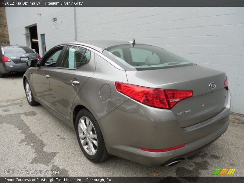  2012 Optima LX Titanium Silver