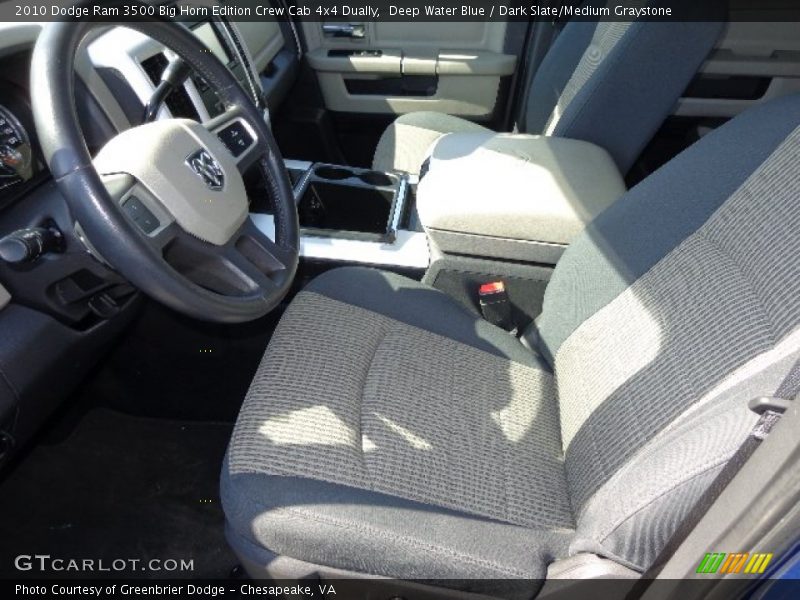  2010 Ram 3500 Big Horn Edition Crew Cab 4x4 Dually Dark Slate/Medium Graystone Interior