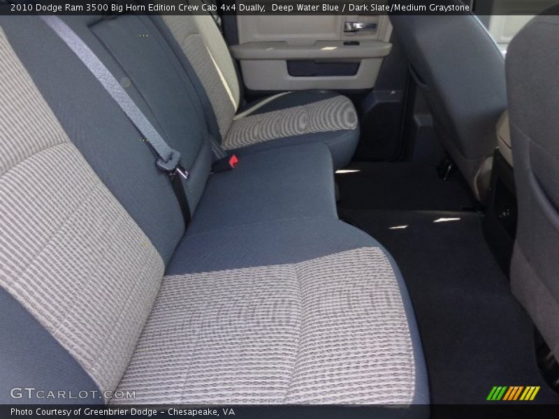Deep Water Blue / Dark Slate/Medium Graystone 2010 Dodge Ram 3500 Big Horn Edition Crew Cab 4x4 Dually