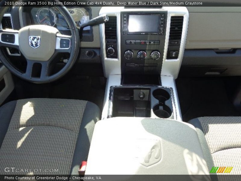 Deep Water Blue / Dark Slate/Medium Graystone 2010 Dodge Ram 3500 Big Horn Edition Crew Cab 4x4 Dually
