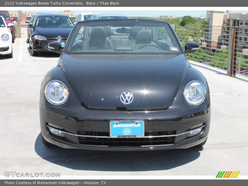 Black / Titan Black 2013 Volkswagen Beetle Turbo Convertible