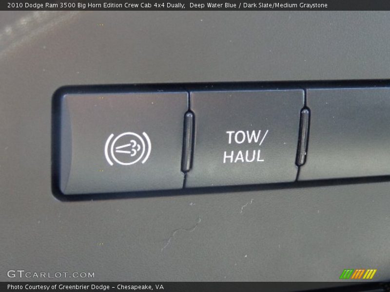 Deep Water Blue / Dark Slate/Medium Graystone 2010 Dodge Ram 3500 Big Horn Edition Crew Cab 4x4 Dually