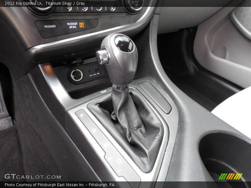  2012 Optima LX 6 Speed Sportmatic Automatic Shifter