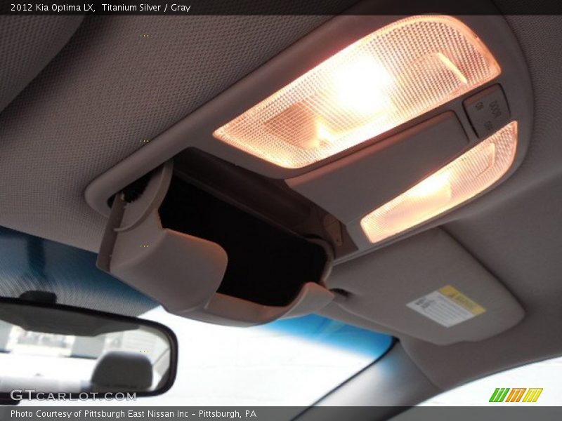 Titanium Silver / Gray 2012 Kia Optima LX