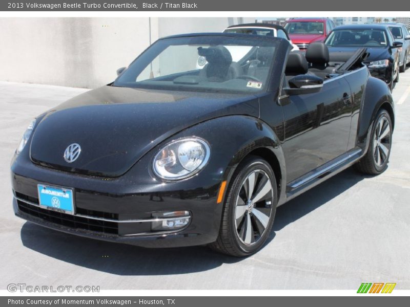 Black / Titan Black 2013 Volkswagen Beetle Turbo Convertible