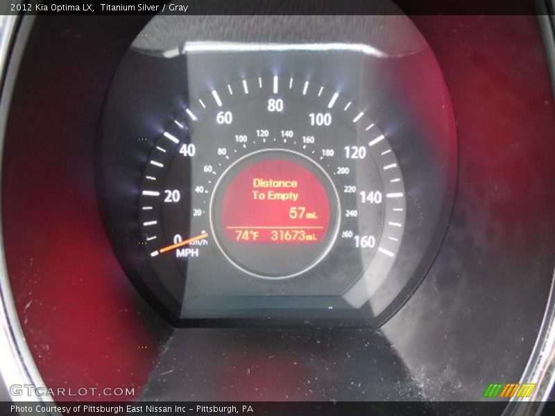 Titanium Silver / Gray 2012 Kia Optima LX