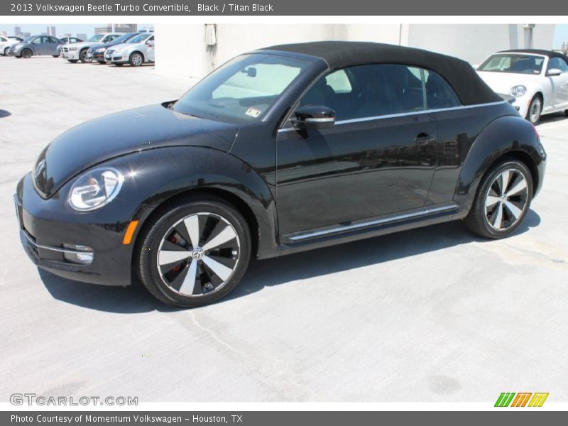 Black / Titan Black 2013 Volkswagen Beetle Turbo Convertible