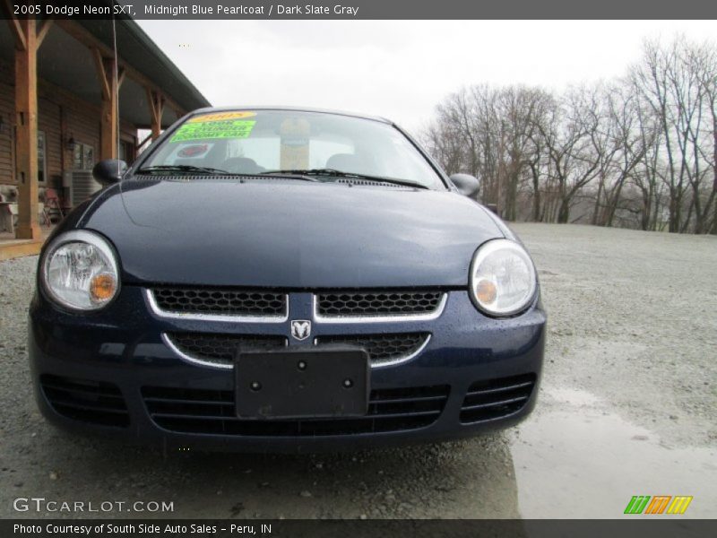 Midnight Blue Pearlcoat / Dark Slate Gray 2005 Dodge Neon SXT