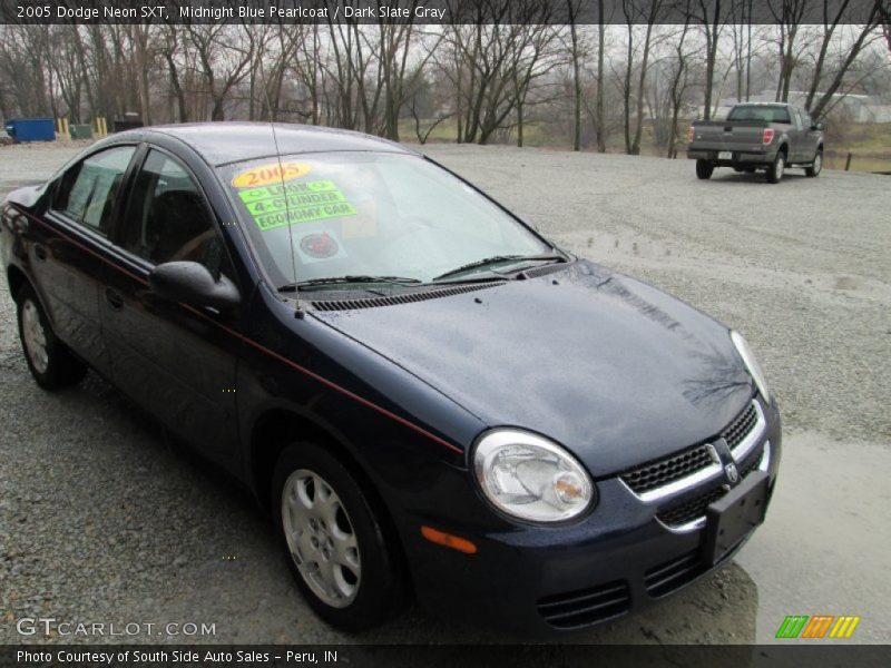 Midnight Blue Pearlcoat / Dark Slate Gray 2005 Dodge Neon SXT