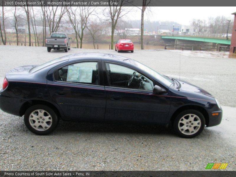 Midnight Blue Pearlcoat / Dark Slate Gray 2005 Dodge Neon SXT