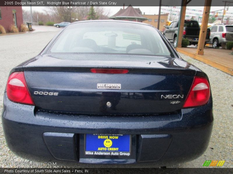 Midnight Blue Pearlcoat / Dark Slate Gray 2005 Dodge Neon SXT