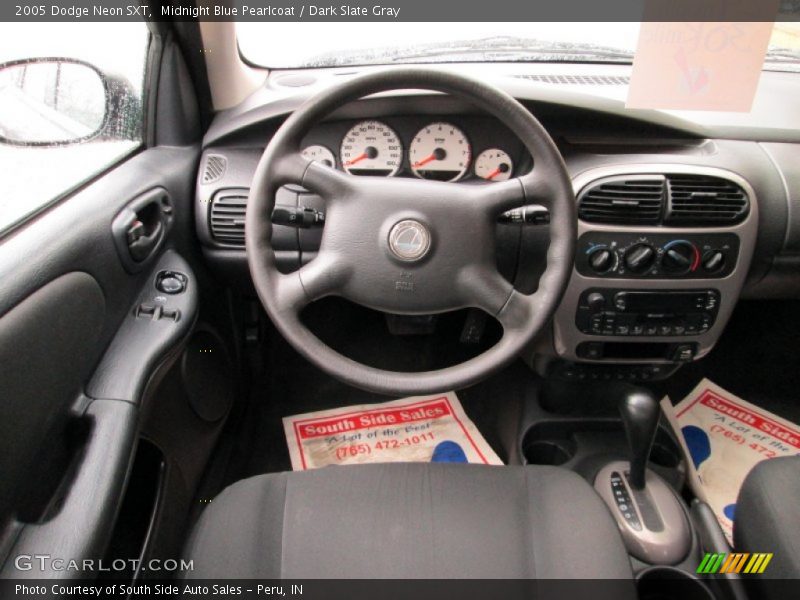 Midnight Blue Pearlcoat / Dark Slate Gray 2005 Dodge Neon SXT