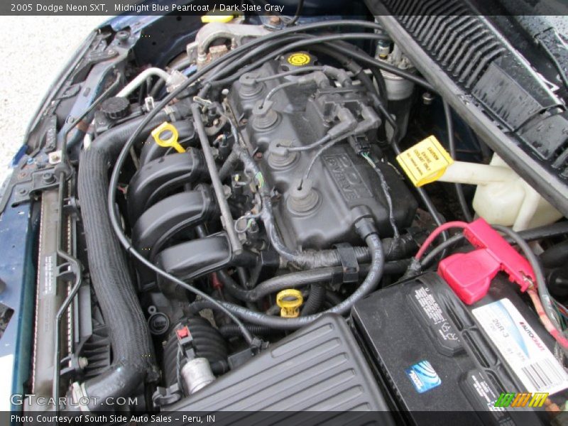 Midnight Blue Pearlcoat / Dark Slate Gray 2005 Dodge Neon SXT