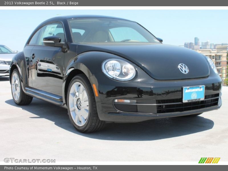 Black / Beige 2013 Volkswagen Beetle 2.5L