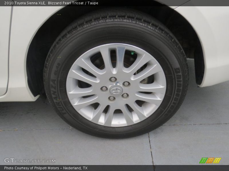  2010 Sienna XLE Wheel