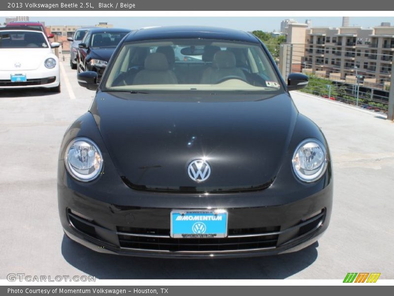 Black / Beige 2013 Volkswagen Beetle 2.5L