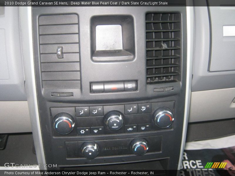 Deep Water Blue Pearl Coat / Dark Slate Gray/Light Shale 2010 Dodge Grand Caravan SE Hero
