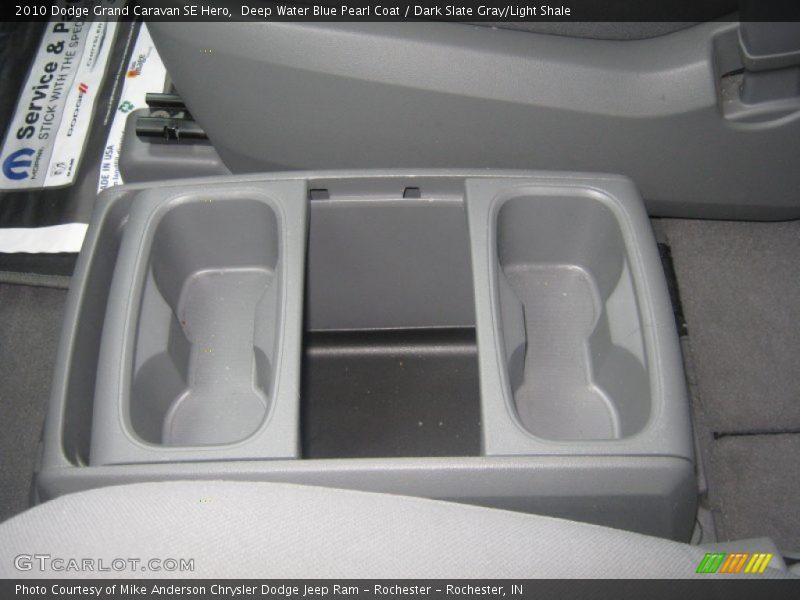 Deep Water Blue Pearl Coat / Dark Slate Gray/Light Shale 2010 Dodge Grand Caravan SE Hero