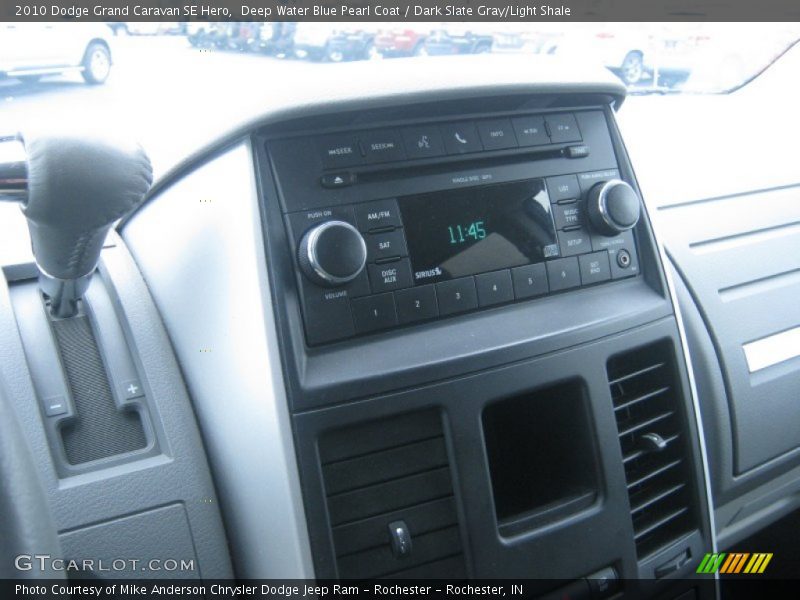 Deep Water Blue Pearl Coat / Dark Slate Gray/Light Shale 2010 Dodge Grand Caravan SE Hero