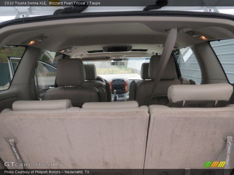 Blizzard Pearl Tricoat / Taupe 2010 Toyota Sienna XLE