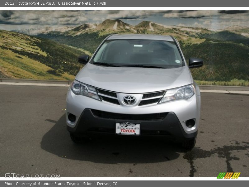 Classic Silver Metallic / Ash 2013 Toyota RAV4 LE AWD