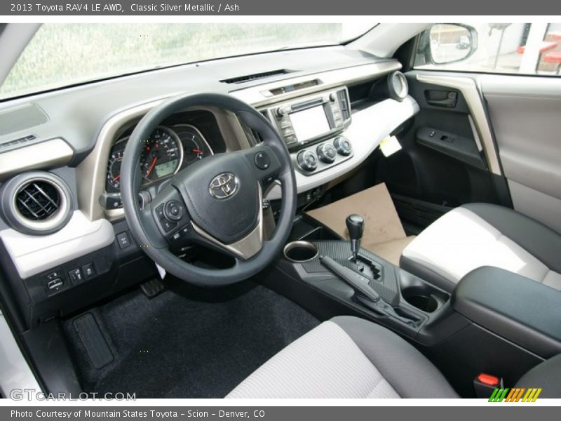 Classic Silver Metallic / Ash 2013 Toyota RAV4 LE AWD