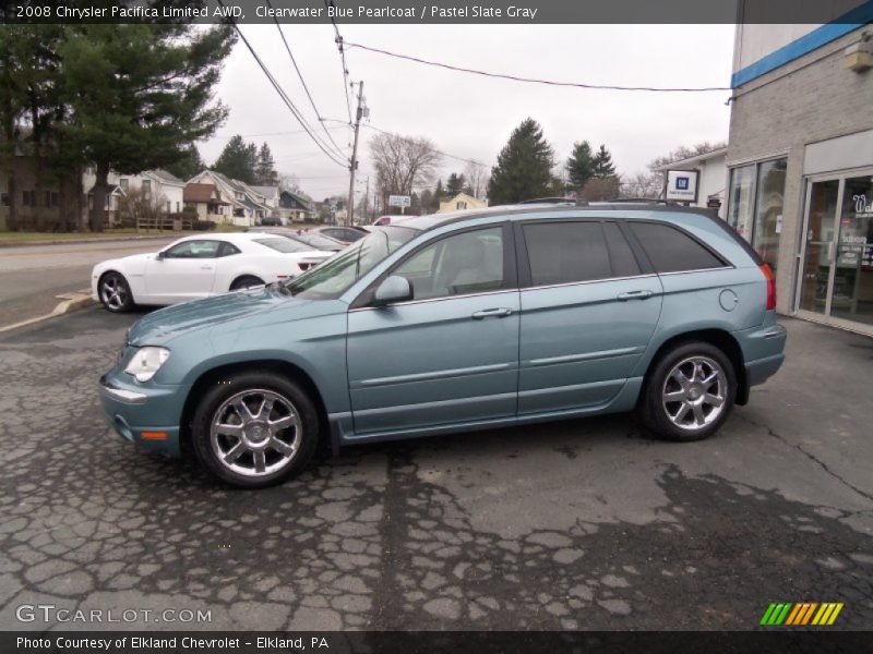 Clearwater Blue Pearlcoat / Pastel Slate Gray 2008 Chrysler Pacifica Limited AWD