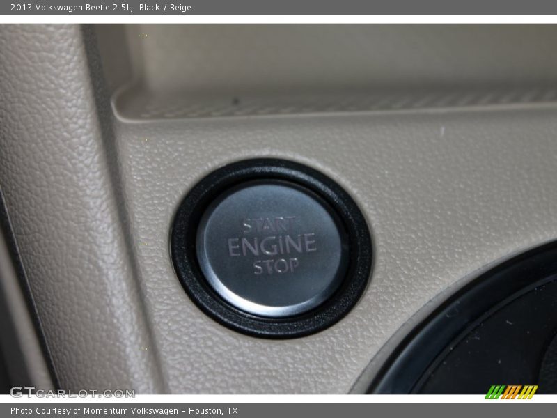 Black / Beige 2013 Volkswagen Beetle 2.5L