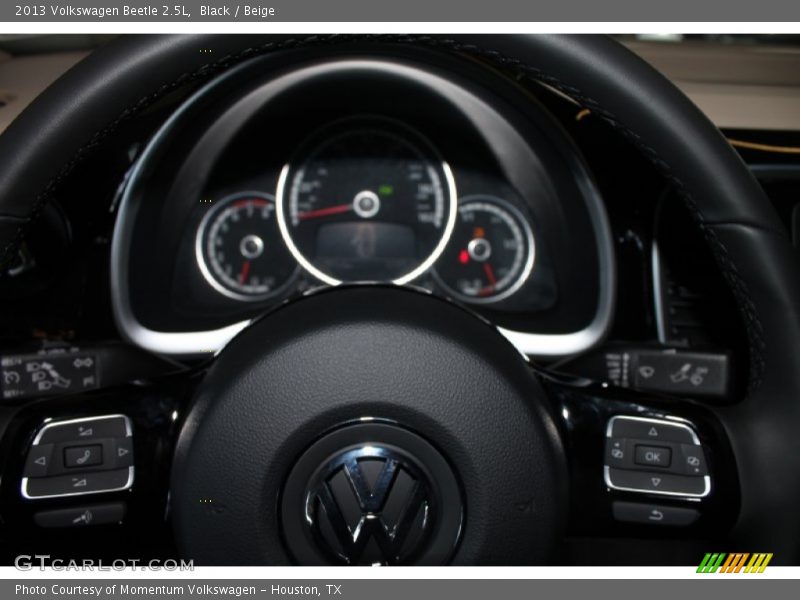 Black / Beige 2013 Volkswagen Beetle 2.5L