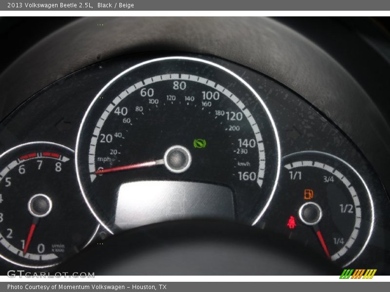 Black / Beige 2013 Volkswagen Beetle 2.5L
