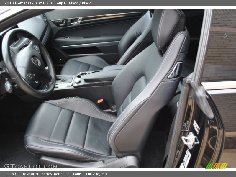 Front Seat of 2010 E 350 Coupe