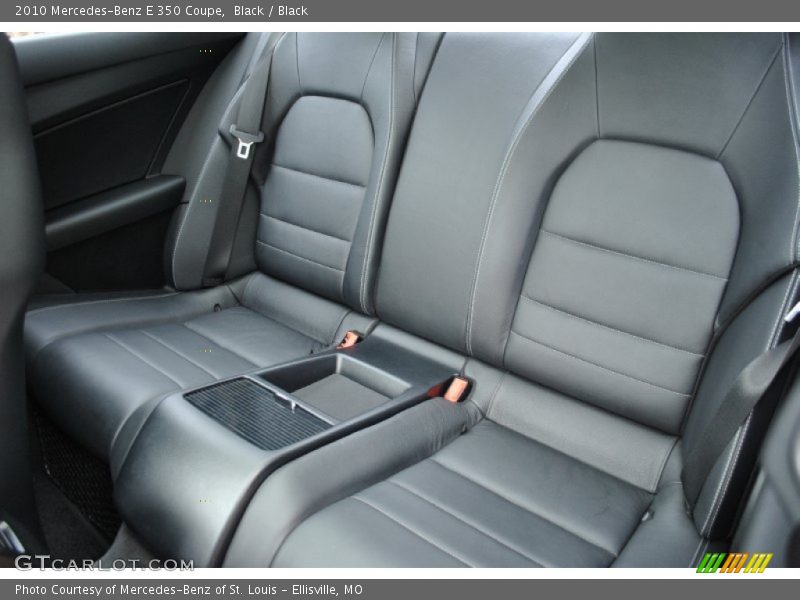 Rear Seat of 2010 E 350 Coupe