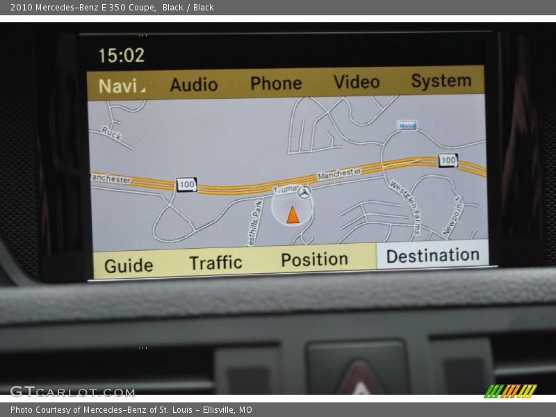 Navigation of 2010 E 350 Coupe