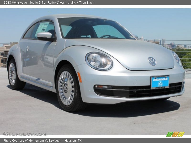 Reflex Silver Metallic / Titan Black 2013 Volkswagen Beetle 2.5L