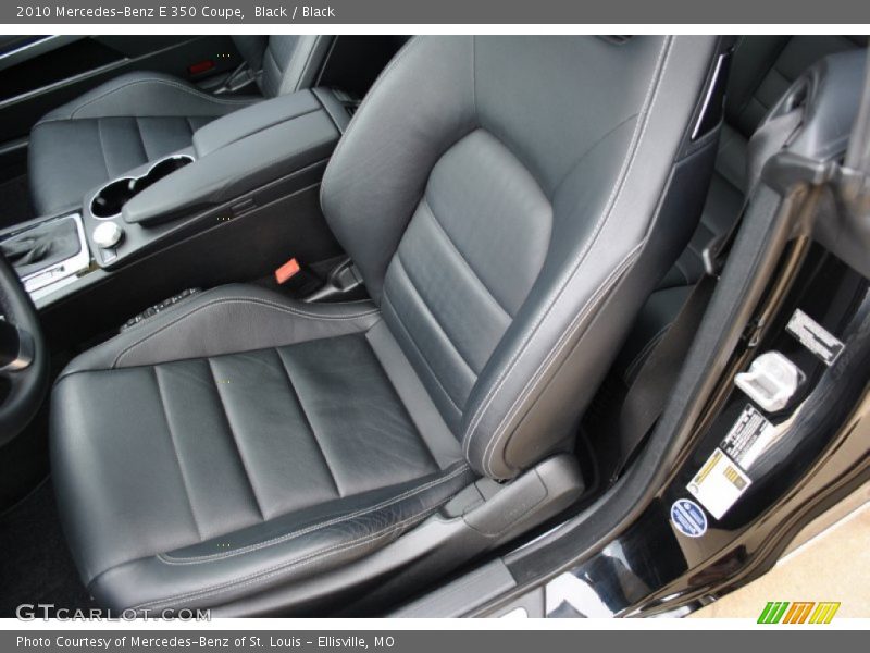 Front Seat of 2010 E 350 Coupe