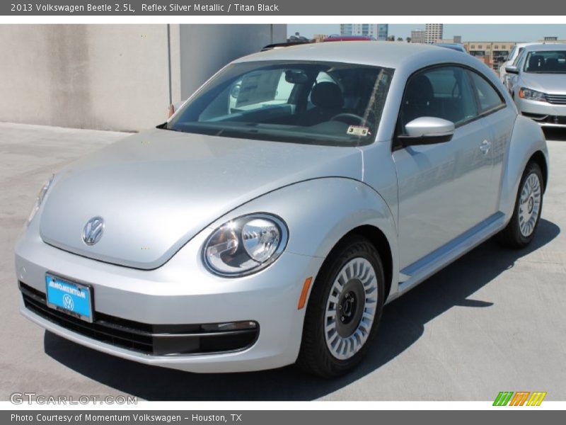 Reflex Silver Metallic / Titan Black 2013 Volkswagen Beetle 2.5L