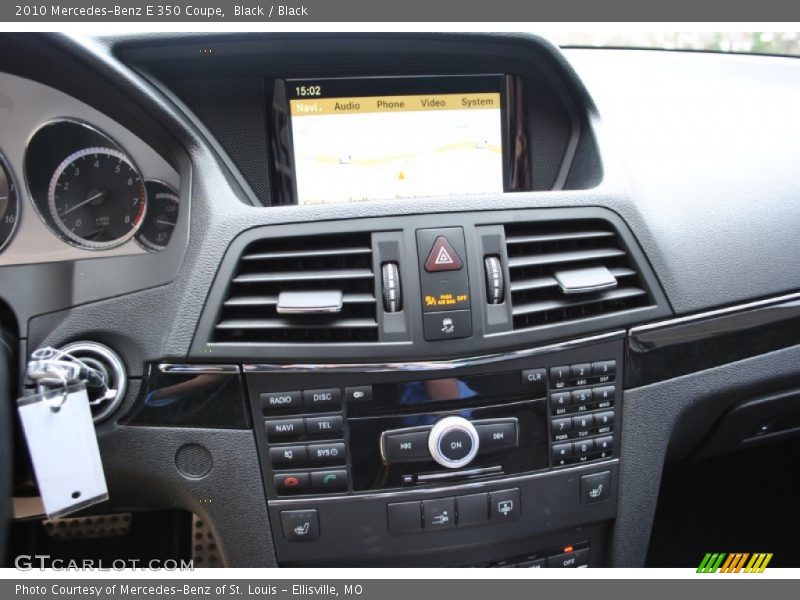Controls of 2010 E 350 Coupe