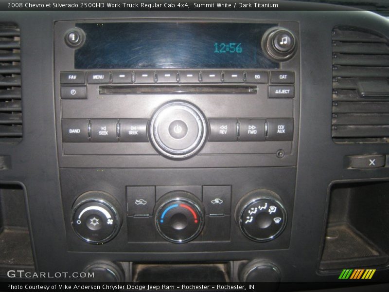 Summit White / Dark Titanium 2008 Chevrolet Silverado 2500HD Work Truck Regular Cab 4x4