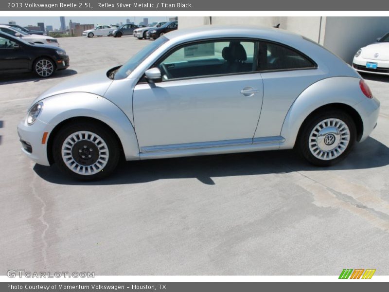 Reflex Silver Metallic / Titan Black 2013 Volkswagen Beetle 2.5L
