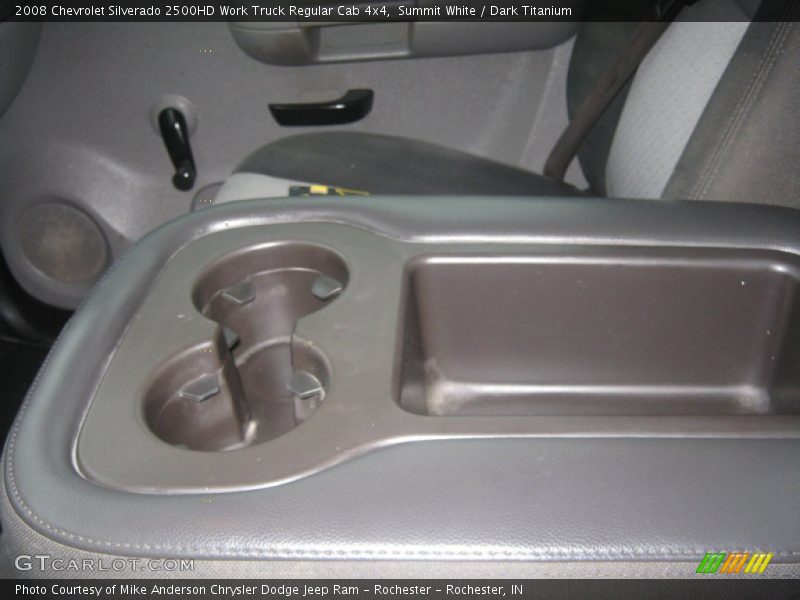 Summit White / Dark Titanium 2008 Chevrolet Silverado 2500HD Work Truck Regular Cab 4x4