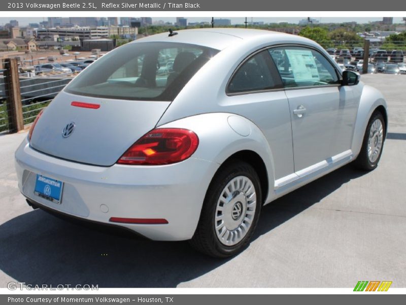 Reflex Silver Metallic / Titan Black 2013 Volkswagen Beetle 2.5L