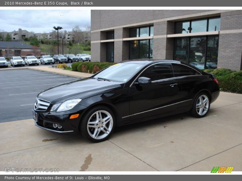 Front 3/4 View of 2010 E 350 Coupe