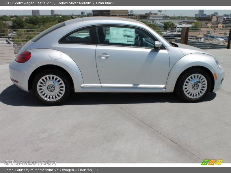 Reflex Silver Metallic / Titan Black 2013 Volkswagen Beetle 2.5L