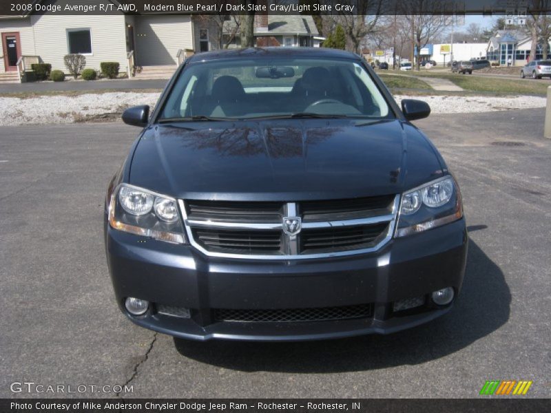 Modern Blue Pearl / Dark Slate Gray/Light Slate Gray 2008 Dodge Avenger R/T AWD